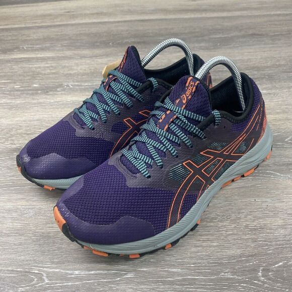 Asics Womens Gel Excite Trail 1012B051 Purple Running Shoes Sneakers Size 7 EUC - Picture 1 of 9